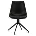 Set of 2 Black Dining Chairs Isabel